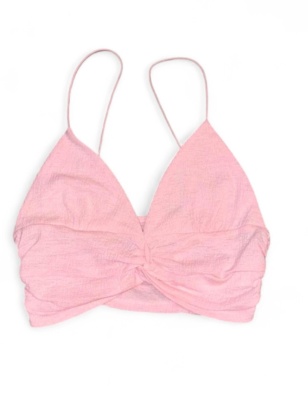 Urban Outfitters Light Pink Twist Front Tank Top